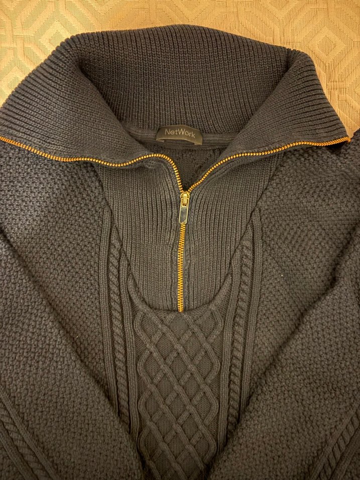 Fermuarlı lacivery Kadın Kazak - Görsel 2