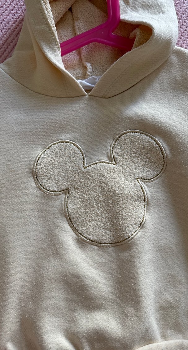 Kız Çocuk Kapüşonlu Sarı Nakışlı Sweatshirt - Görsel 2