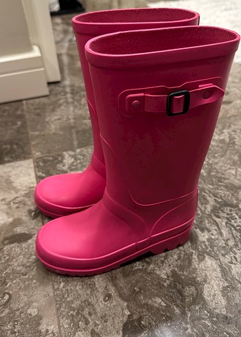 Kız Çocuk Pembe Lastik Çizme - Görsel 3