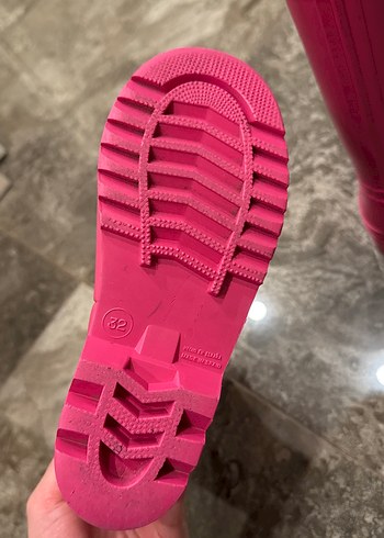 Kız Çocuk Pembe Lastik Çizme - Görsel 6