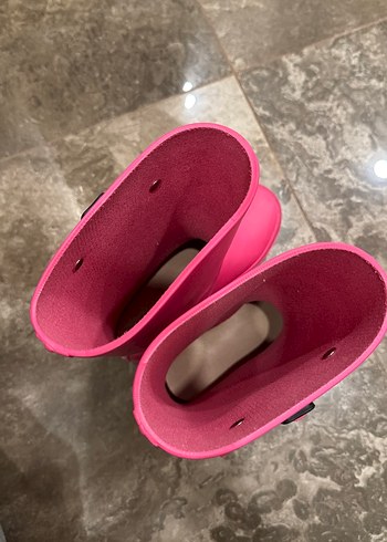 Kız Çocuk Pembe Lastik Çizme - Görsel 7