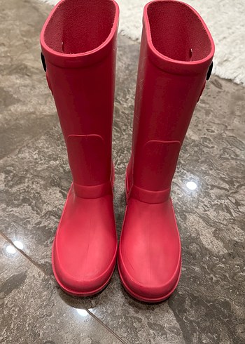 Kız Çocuk Pembe Lastik Çizme - Görsel 2