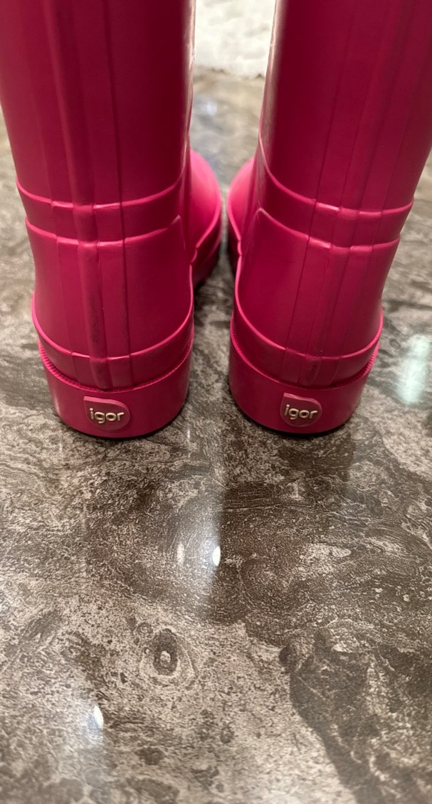 Kız Çocuk Pembe Lastik Çizme - Görsel 5