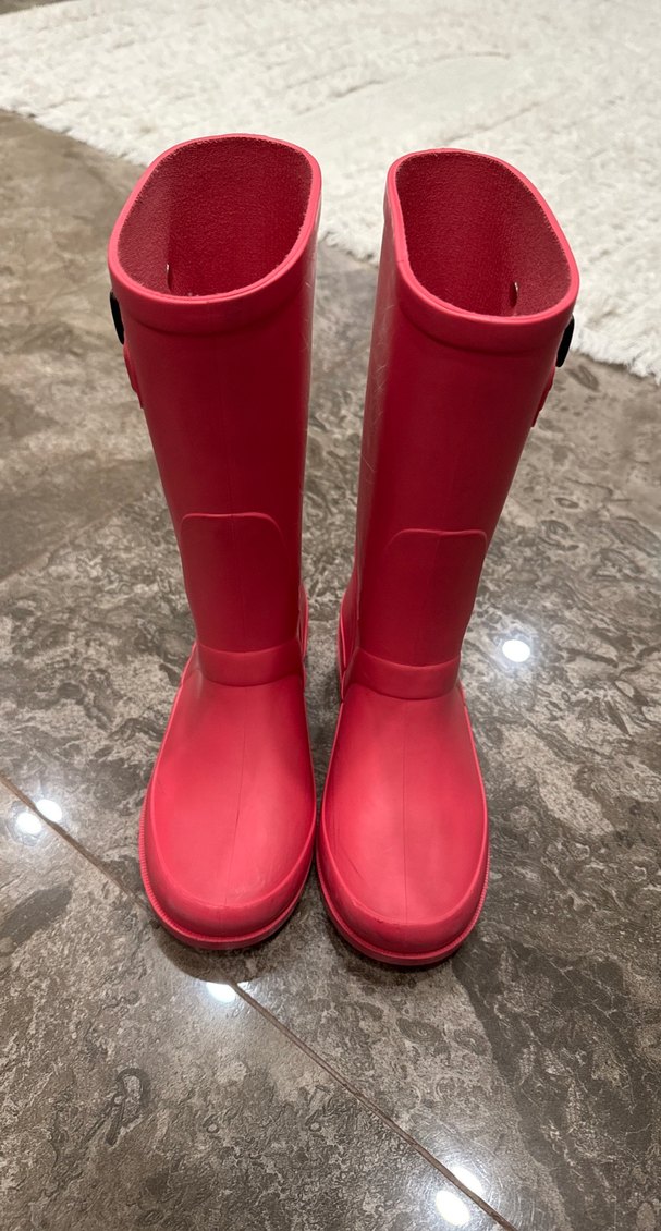 Kız Çocuk Pembe Lastik Çizme - Görsel 2