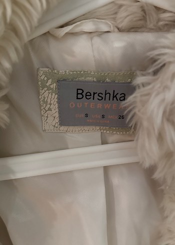 Bej Kadın Suni Kürk Midi Kaban - Görsel 4