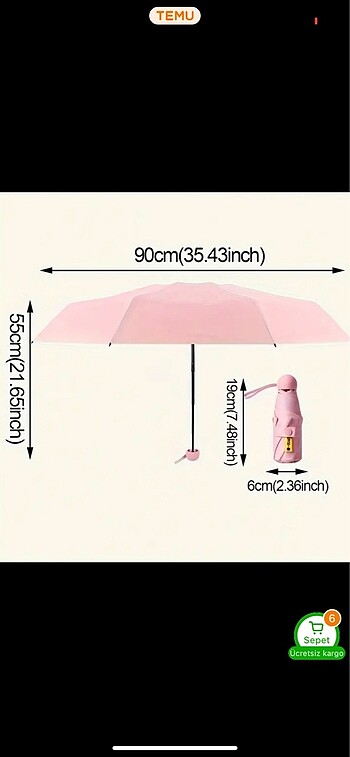 Pembe şemsiye - Görsel 2