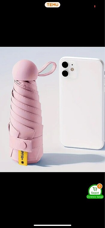 Pembe şemsiye - Görsel 3