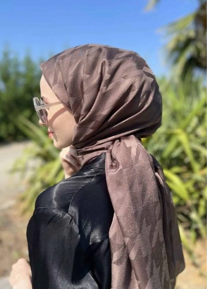 Kahve şal - Görsel 3