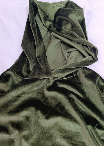 Yeşil Payetli Uzun Kollu Kadın Sweatshirt - Görsel 3