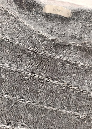 Gri Kadın Kazak - Görsel 3