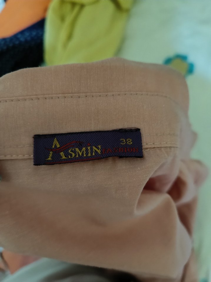 Uzun Pembe Nakışlı tunik - Görsel 3