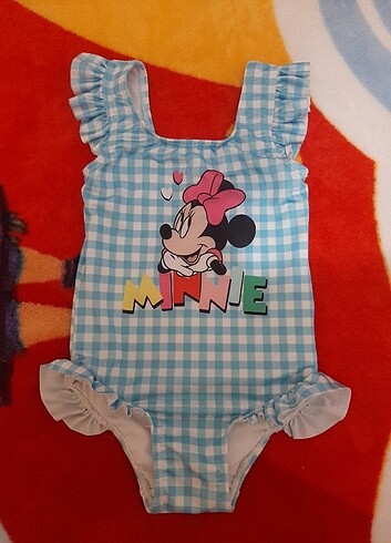 LCW Baby minnie mouse kız bebek mayo