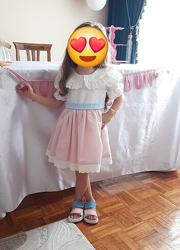 4 yaş kız çocuk elbisesi