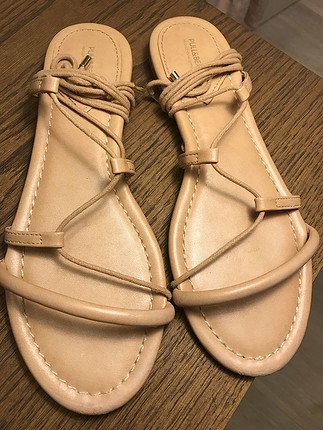 38 Beden Nude bagcikli sandalet