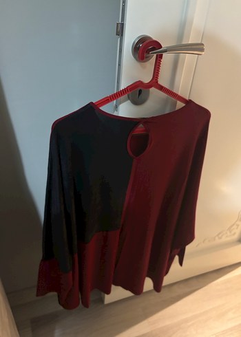 Bordo Uzun Kollu Bohem Kadın Tişört - Görsel 4