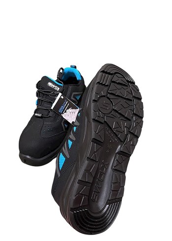 Mavi Siyah Unısex Spor Ayakkabı Velcro - Görsel 6