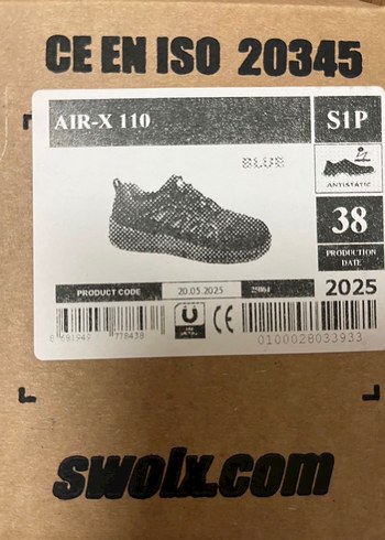 Mavi Siyah Unısex Spor Ayakkabı Velcro - Görsel 3