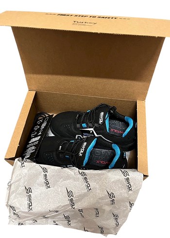 Mavi Siyah Unısex Spor Ayakkabı Velcro - Görsel 4