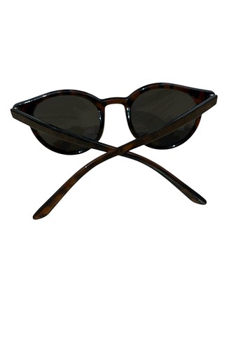 Kahverengi Minimalist Kadın Güneş Gözlüğü - Görsel 2