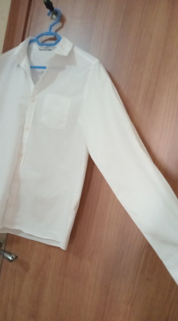 Beyaz Düğmeli erkek  çoçuk Gömlek - Görsel 4