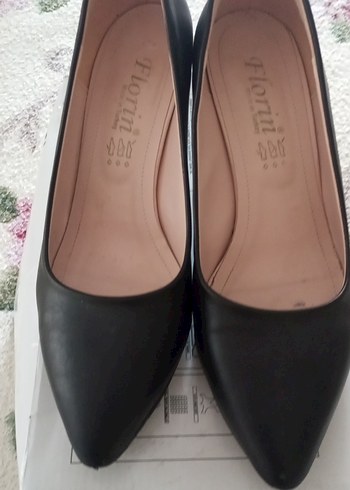 Siyah Stiletto Topuklu Kadın Ayakkabı - Görsel 4