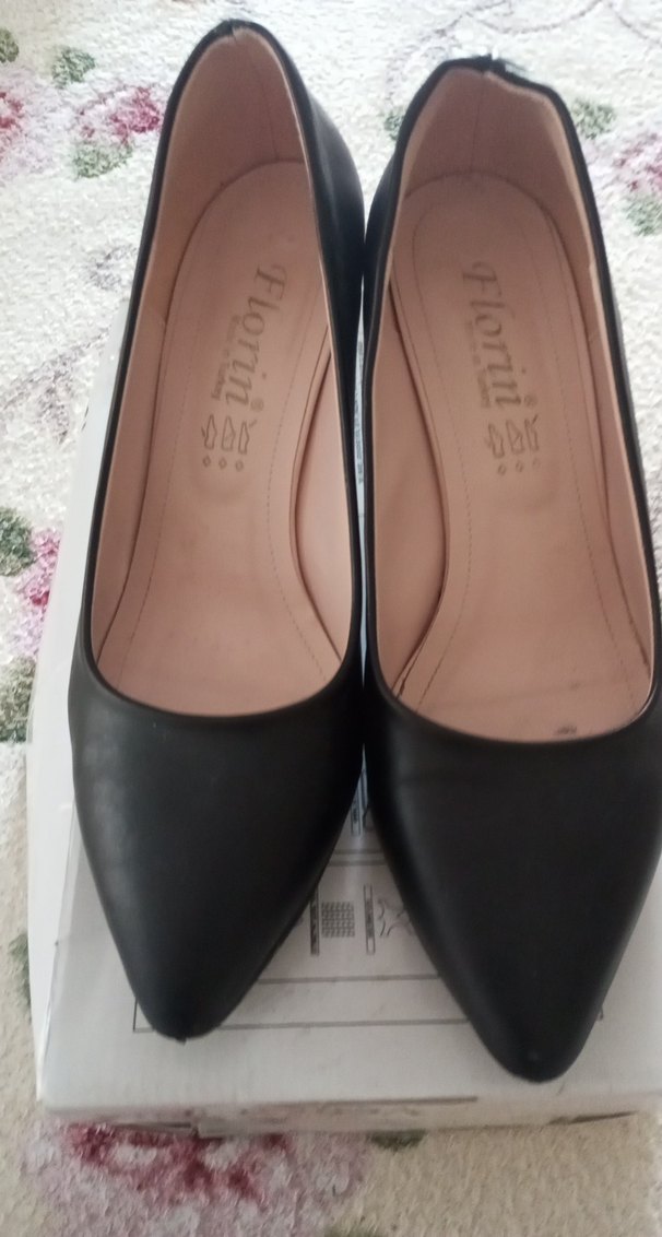 Siyah Stiletto Topuklu Kadın Ayakkabı - Görsel 4