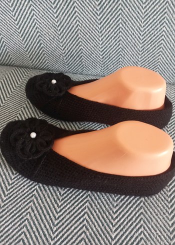 Nakışlı Örgü Kadın Ev  babeti - Görsel 12