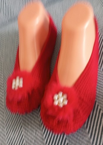 Nakışlı Örgü Kadın Ev  babeti - Görsel 7