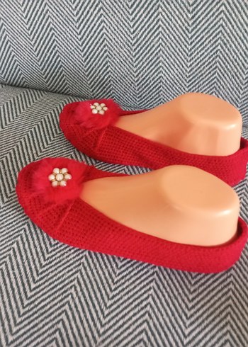 Nakışlı Örgü Kadın Ev  babeti - Görsel 8