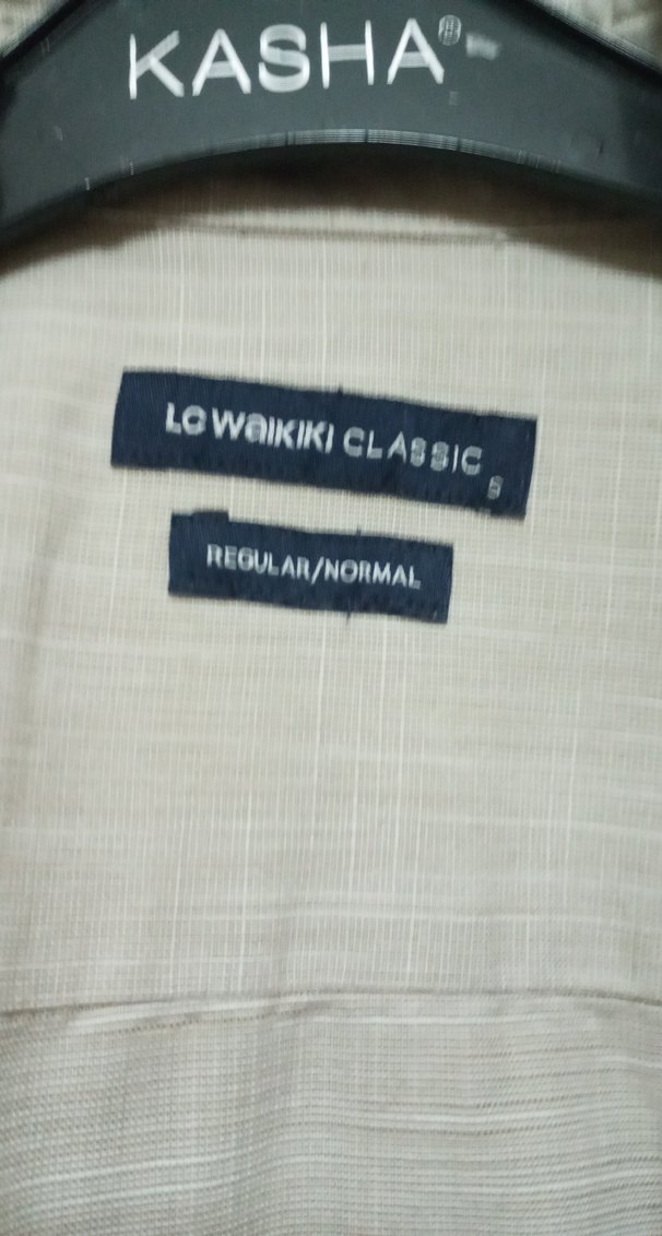 Bej Erkek Gömlek Uzun Kollu - Görsel 3