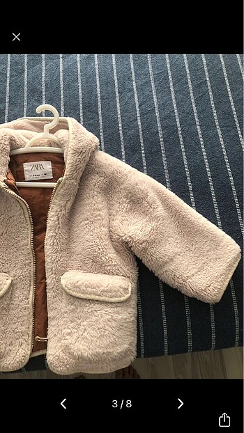 24-36 Ay Beden Zara kız bebek mont