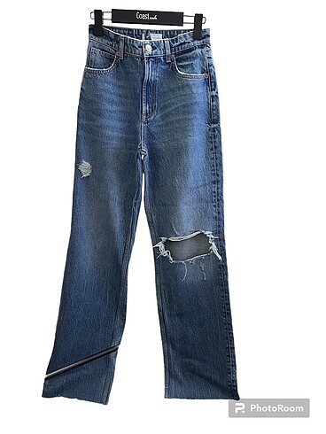 Geniş paça kot pantolon
