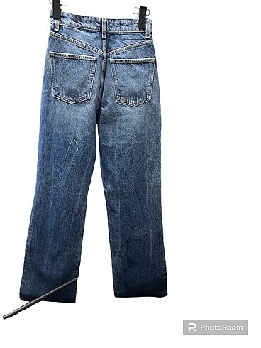 26 Beden Geniş paça kot pantolon