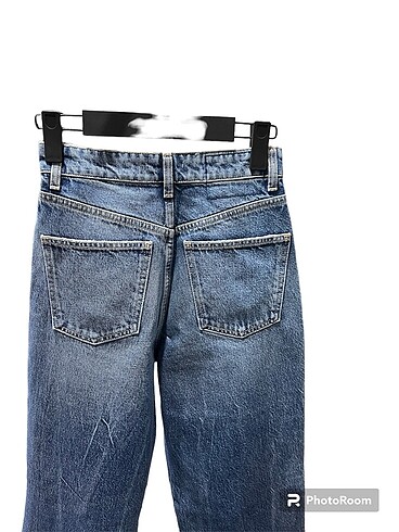 26 Beden mavi Renk Geniş paça kot pantolon