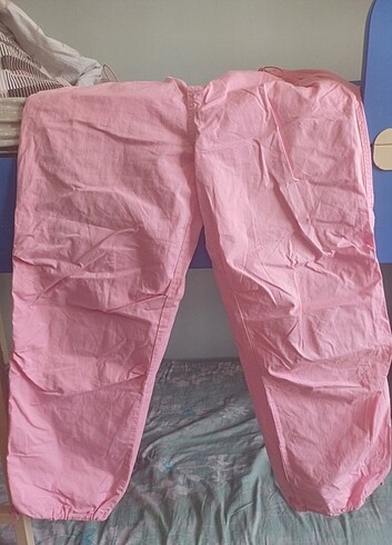 s Beden pembe Renk paraşüt pantolon