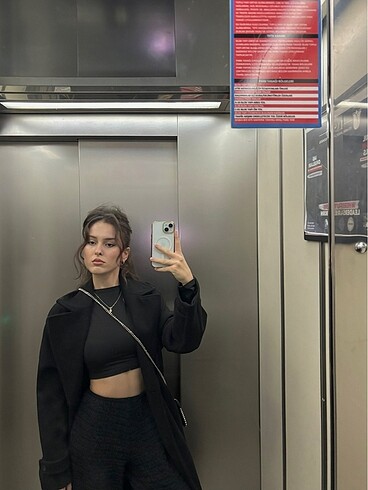 s Beden siyah Renk zara siyah uzun kaban