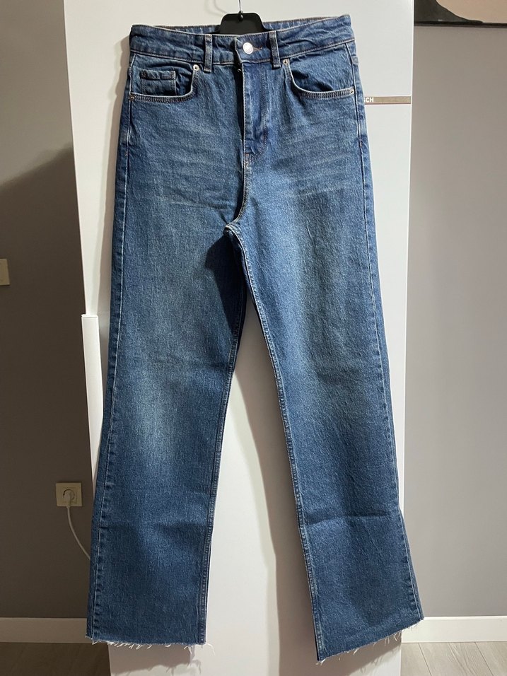 Zara Yüksek Bel Açık Mavi Denim Jean — görsel 2/5