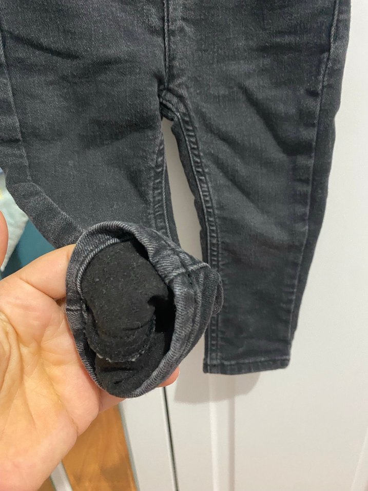 Erkek Çocuk Siyah Slim Fit Denim Pantolon - Görsel 3