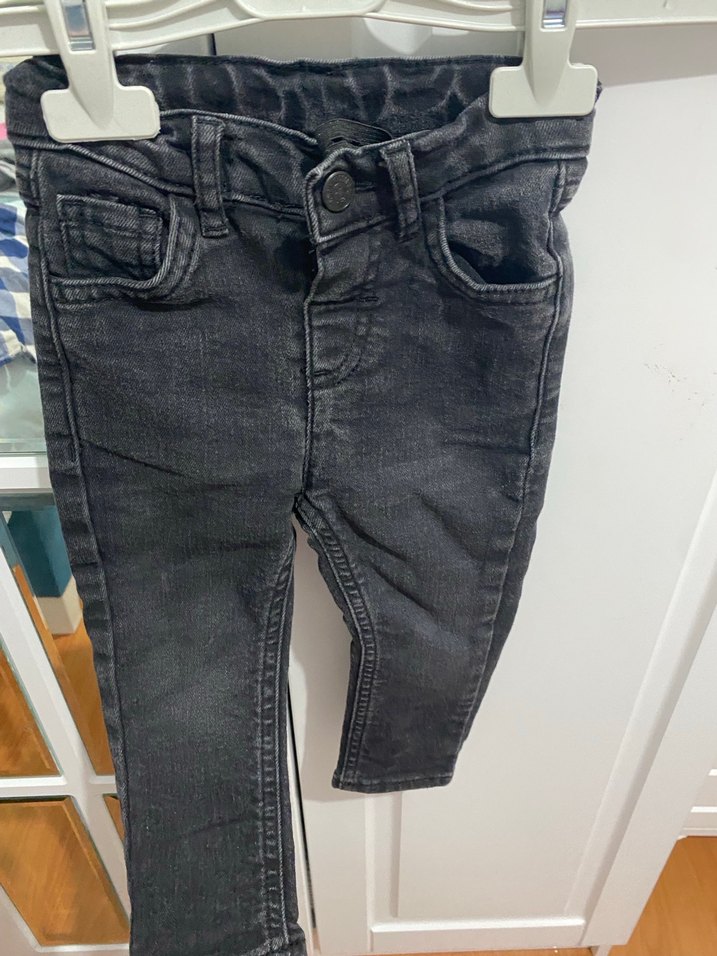 Erkek Çocuk Siyah Slim Fit Denim Pantolon - Görsel 5