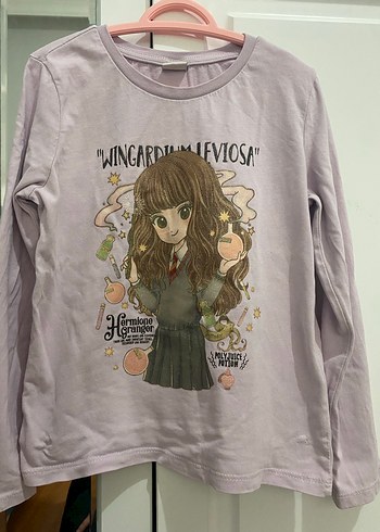 Kız Çocuk Uzun Kollu Baskılı Tişört - Görsel 3