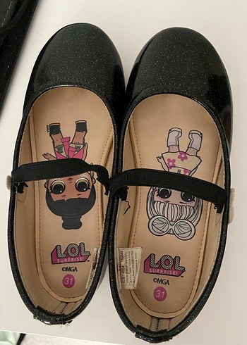 Kız Çocuk Siyah Rugan Tokalı Babet - Görsel 2