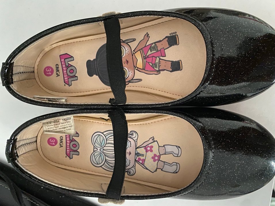 Kız Çocuk Siyah Rugan Tokalı Babet - Görsel 5