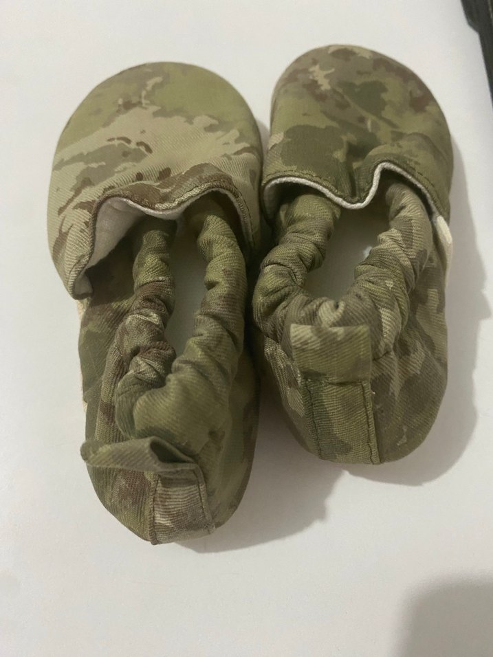 Erkek Bebek Kamuflaj panduf - Görsel 3