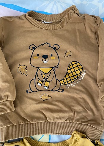 Erkek Çocuk Renkli Baskılı Sweatshirt - Görsel 4