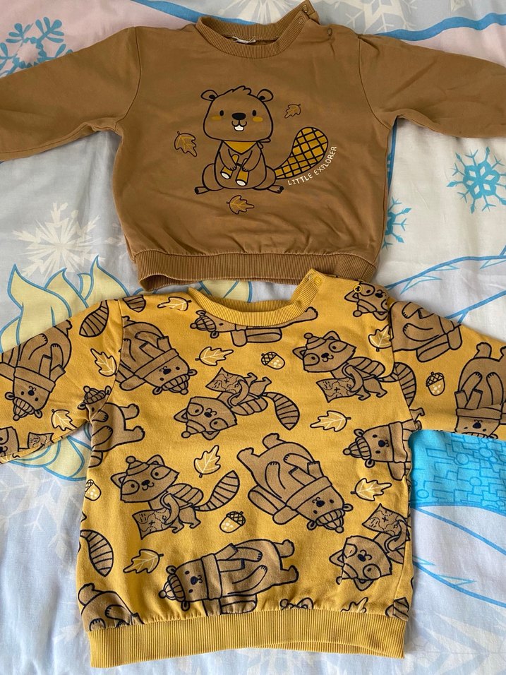 Erkek Çocuk Renkli Baskılı Sweatshirt - Görsel 2