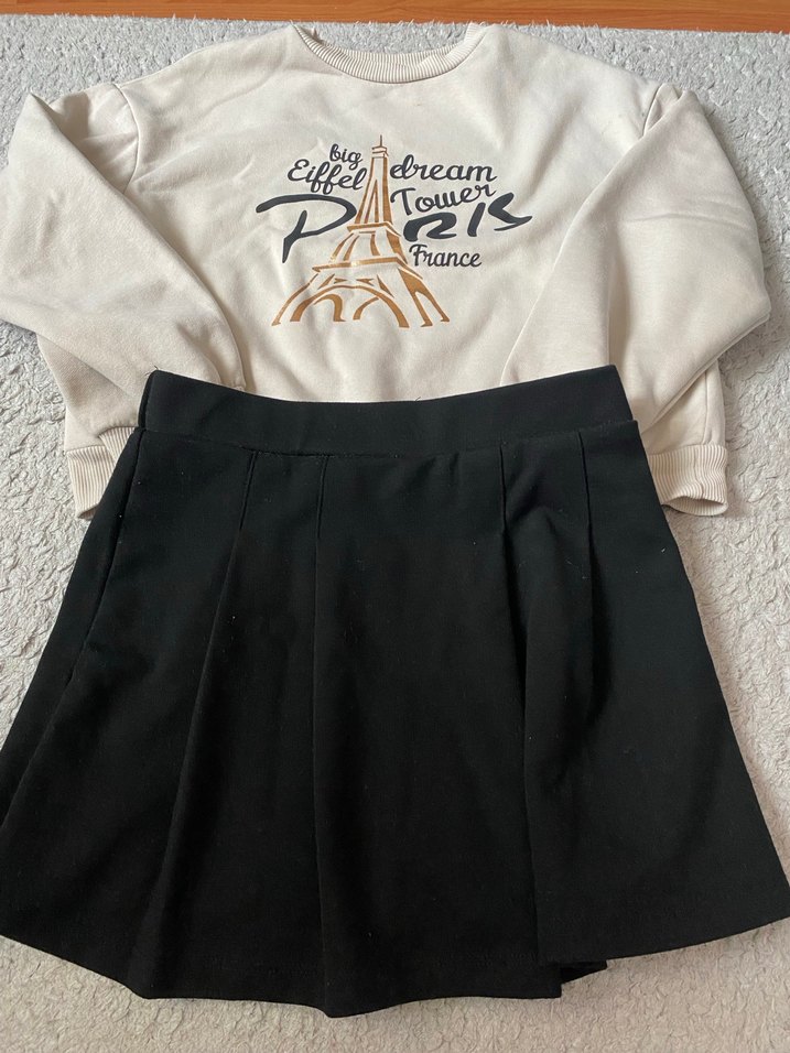 Kız çocuk 2li şortlu takım - Görsel 5