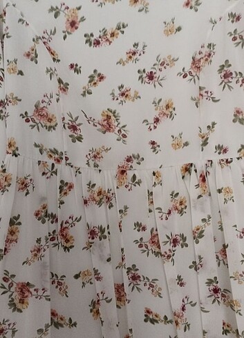 xl Beden Tesettür abiye elbise çiçekli