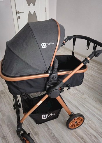 4 Baby Esse Model Gold Antrasit Travel Bebek Arabası - Görsel 6