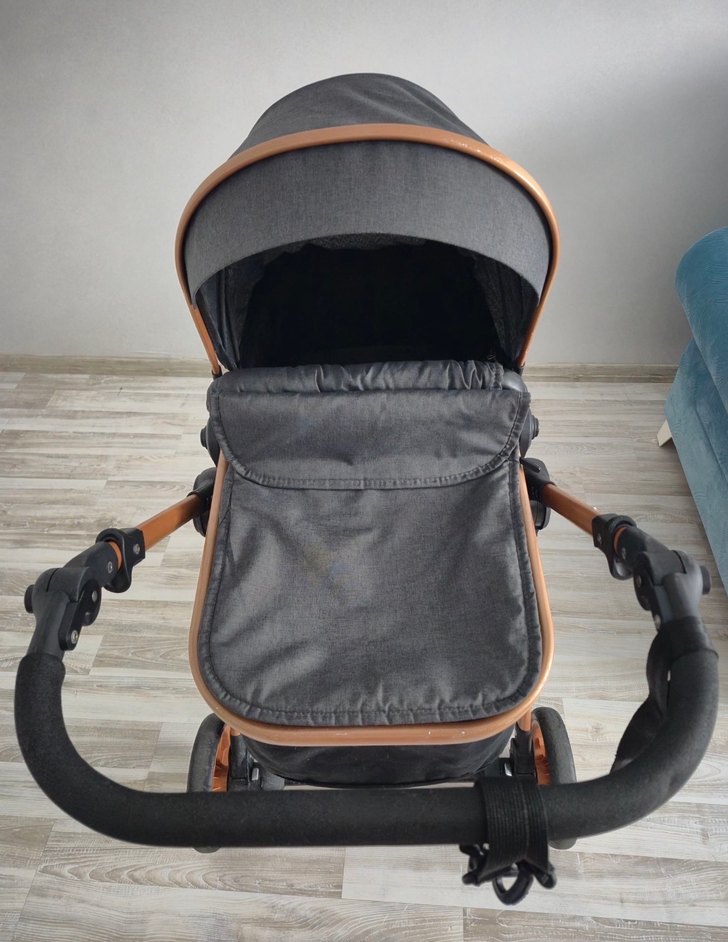4 Baby Esse Model Gold Antrasit Travel Bebek Arabası - Görsel 4