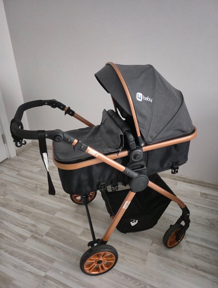 4 Baby Esse Model Gold Antrasit Travel Bebek Arabası - Görsel 5